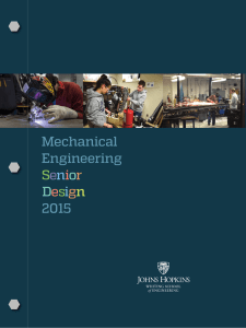 Mechanical Engineering Senior Design 2015