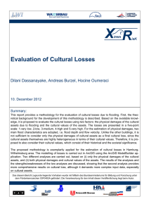 Evaluation of Cultural Losses - Technische Universität Braunschweig