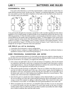 Batteries and Bulbs