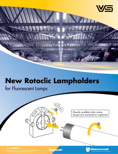 New Rotoclic Lampholders - Universal Lighting Technologies