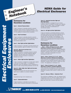 Electrical Equipment Enclosures