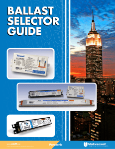 ballast selector guide ballast selector guide