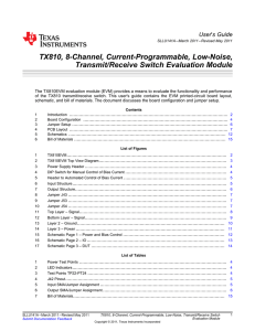 TX810, 8Channel, Current-Programmable, Low