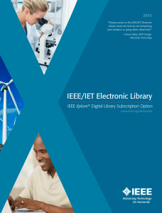 IEEE/IET Electronic Library