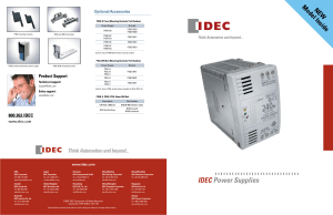 IDEC Power Supplies