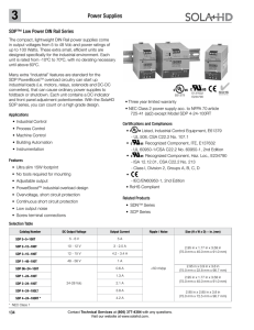 Power Supplies - Emerson Industrial Automation
