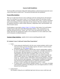 Course Credit Guidelines - College of LAS « Illinois