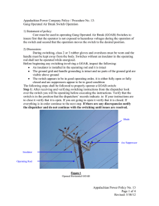 Appalachian Power Company Safety Policy Template