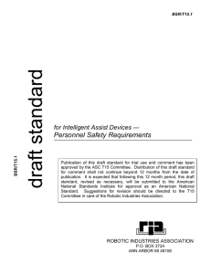 Personnel Safety Requirements