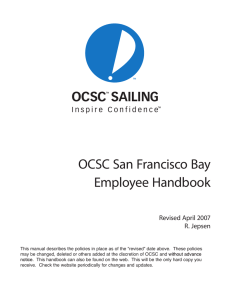 OCSC San Francisco Bay Employee Handbook