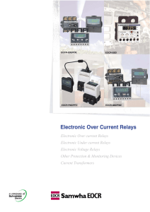 Electronic Over Current Relays