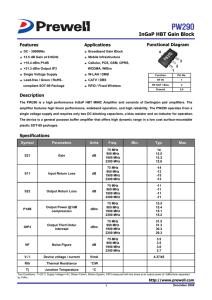 InGaP HBT Gain Block