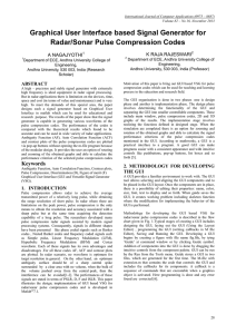 Graphical User Interface based Signal Generator for Radar/Sonar