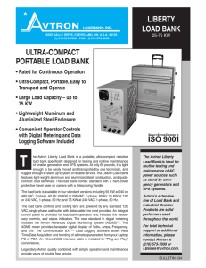 liberty load bank ultra-compact portable load bank