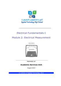 Electrical Fundamentals-I Module 2