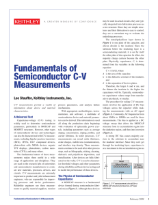 C Fundamentals of Semiconductor C