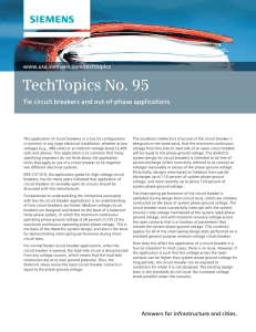 TechTopics No. 95 - Tie circuit breakers and out-of-phase