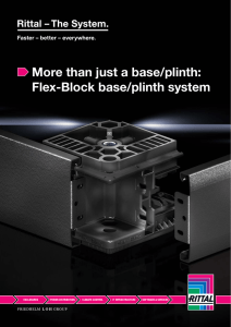 More than just a base/plinth: Flex-Block base/plinth system