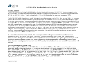 2017/2018 RPM Base Residual Auction Results