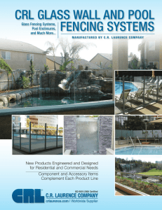 CRL Glass Wall and Pool Fencing Systems