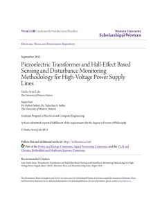 Piezoelectric Transformer and Hall