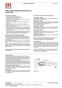 Differential-Hall-Effect based Sensors Series A5S…