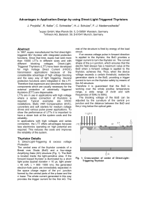 Advantages in Application-Design by using Direct-Light