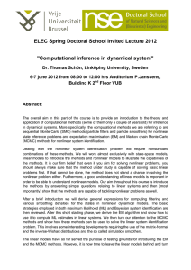 ELEC Spring Doctoral School Invited Lecture 2012 "Computational