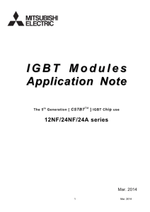 IGBT modules Application note