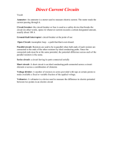 Direct Current Circuits - Scarsdale Public Schools