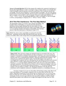 25-6 Thin-Film Interference: The Five-Step Method