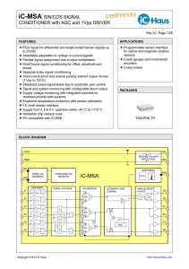 iC-MSA - iC-Haus