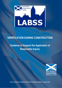 Verification During Construction