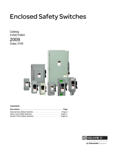 Enclosed Safety Switches