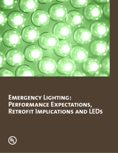 Emergency Lighting: Performance Expectations, Retrofit