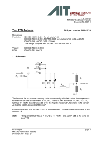 Test PCD Antenna - AIT Austrian Institute of Technology