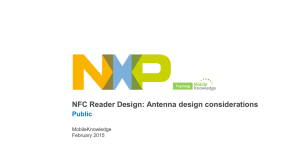 NFC Reader Design: Antenna design
