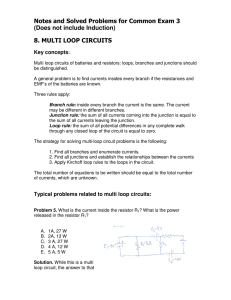 Notes with solved exam problems III
