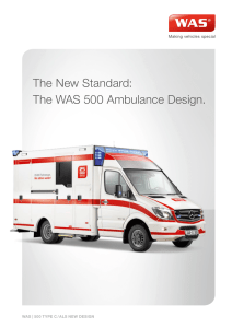 Typ C Emergency Ambulance, 25000 Design, WAS 500