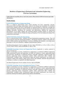 Courses - Department of Mechanical and Automation Engineering