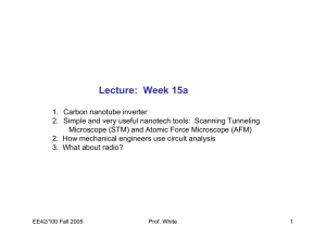 Lecture: Week 15a