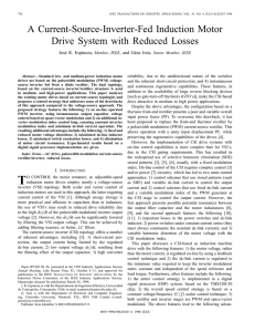 A Current-source-inverter-fed Induction Motor Drive System With