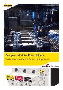 Compact Modular Fuse Holders