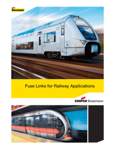 Fuse Links for Railway Applications