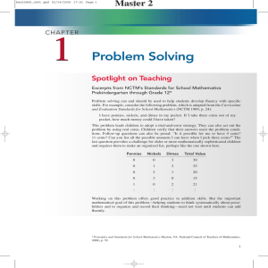 Chapter 1 - Problem Solving - McGraw Hill Higher Education