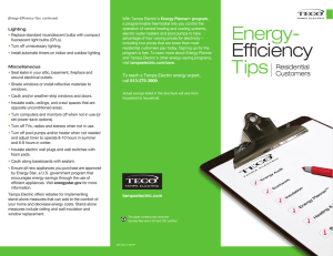 Energy-Efficiency Tips