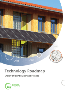 Technology Roadmap Energy Efficient Building Envelopes