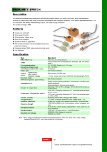 PROXIMITY SWITCH