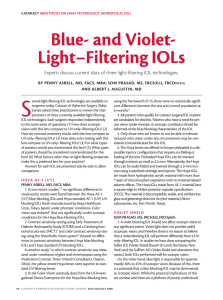 Blue- and Violet- Light–Filtering IOLs