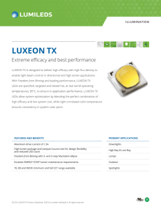 luXEon tX - Lumileds